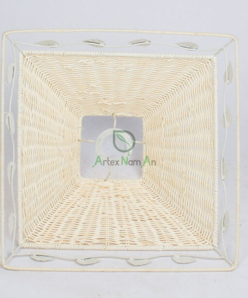 White Rattan Hanging Ceiling Pendant Lamp Shade R 28 21 001 01