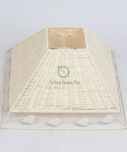 White Rattan Hanging Ceiling Pendant Lamp Shade R 28 21 001 01