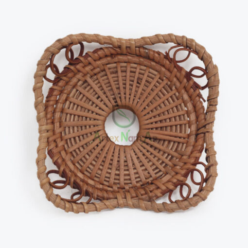 White Rattan Hanging Pendant Lamp Shade R 28 21 003 01