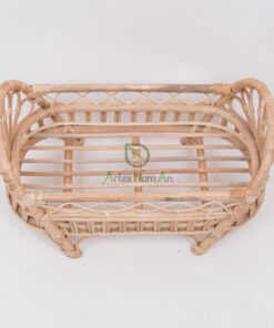 Wholesale Eco-friendly Rattan Doll Bed From Vietnam Supplier RI 30 24 006 01