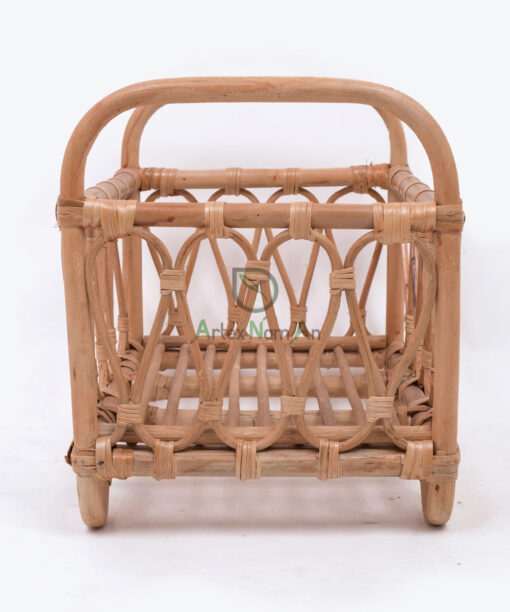 Wholesale Natural Color Rattan Doll Crib For Dollhouse Furniture RI 30 24 004 01