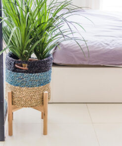 Wholesale Three-color Seagrass Planter With Leg Made In Vietnam SG 06 16 008 01