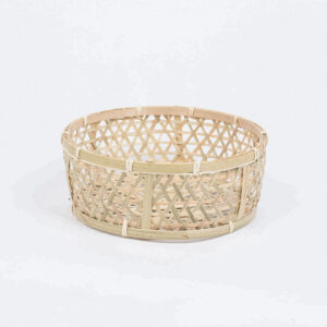Woven Bamboo Basket Also Handmade Storage Basket NB 17 05 002 01