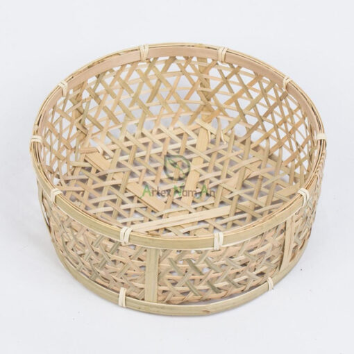 Woven Bamboo Basket Also Handmade Storage Basket NB 17 05 002 01