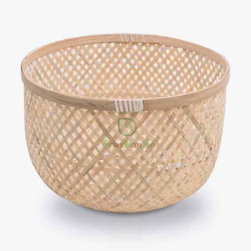 Woven Bamboo Indoor Flower Pots Planters With Stand NB 09 16 026 01