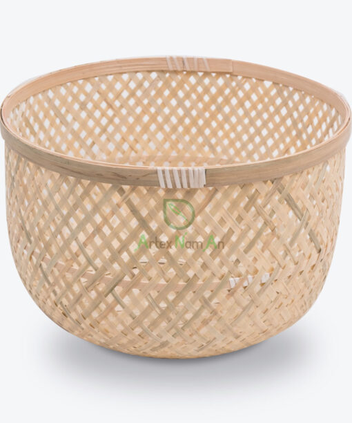 Woven Bamboo Indoor Flower Pots Planters With Stand NB 09 16 026 01