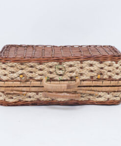 Woven Fern Rattan Suitcase Rattan Storage Box With Lid FC 52 29 001 01