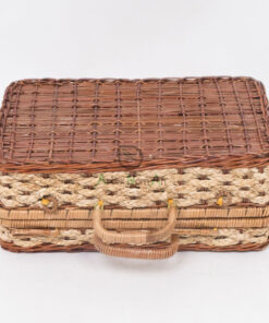 Woven Fern Rattan Suitcase Rattan Storage Box With Lid FC 52 29 001 01