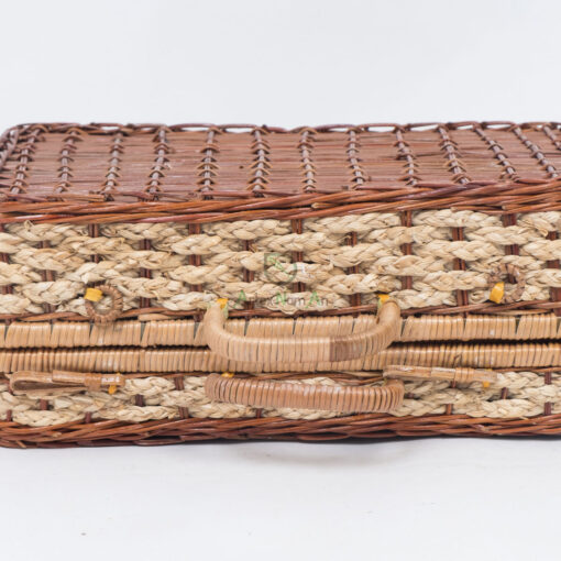 Woven Fern Rattan Suitcase Rattan Storage Box With Lid FC 52 29 001 01