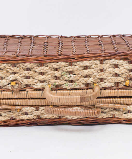 Woven Fern Rattan Suitcase Rattan Storage Box With Lid FC 52 29 001 01