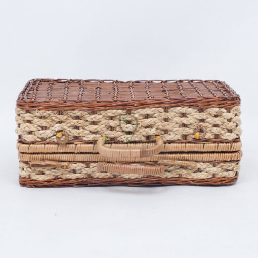 Woven Fern Rattan Suitcase Rattan Storage Box With Lid FC 52 29 001 01