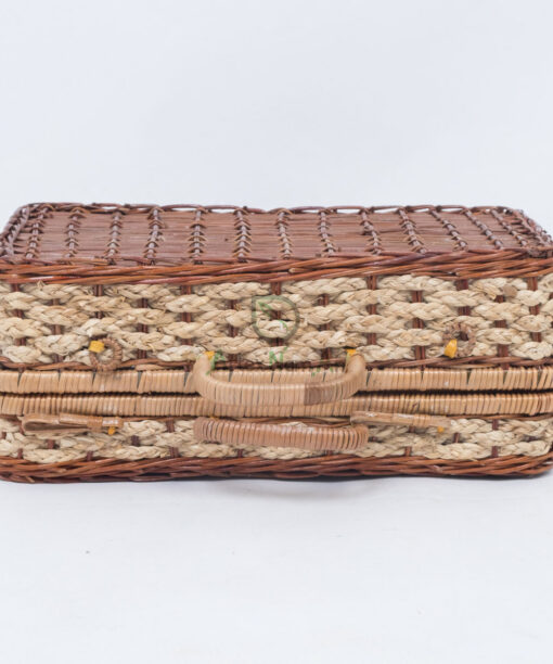 Woven Fern Rattan Suitcase Rattan Storage Box With Lid FC 52 29 001 01