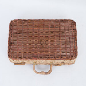 Woven Fern Rattan Suitcase Rattan Storage Box With Lid FC 52 29 001 01