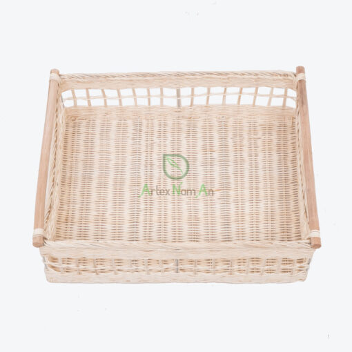 Woven Rattan Rectangular Storage Serving Tea Coffee R 09 03 067 01