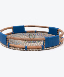 Woven Seagrass Rattan Storage Serving Coffee Round Tray SGR 09 03 004 01L