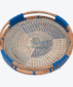 Woven Seagrass Rattan Storage Serving Coffee Round Tray SGR 09 03 004 01L