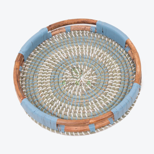 Woven Seagrass Rattan Storage Serving Tray SGR 09 03 001 01