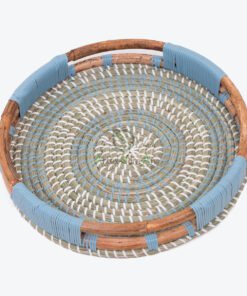 Woven Seagrass Rattan Storage Serving Tray SGR 09 03 001 01