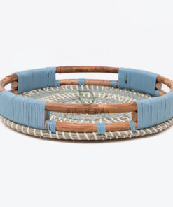 Woven Seagrass Rattan Storage Serving Tray SGR 09 03 001 01