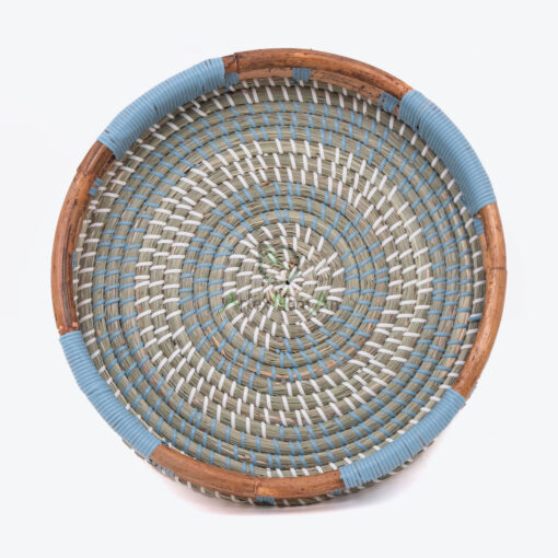 Woven Seagrass Rattan Storage Serving Tray SGR 09 03 001 01