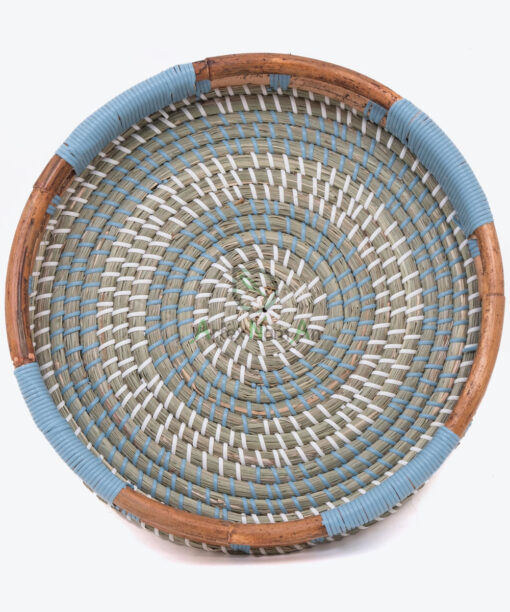Woven Seagrass Rattan Storage Serving Tray SGR 09 03 001 01