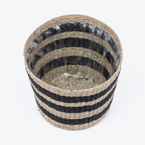 Woven Small Seagrass Storage Basket Hamper Planter SG 06 05 401 01