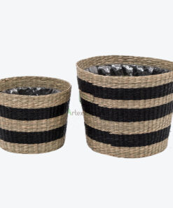 Woven Small Seagrass Storage Basket Hamper Planter SG 06 05 401 01