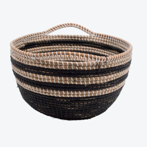 Woven seagrass storage hamper basket organizer for home decor SG 09 05 369 02