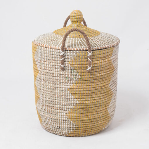 Woven seagrass storage laundry basket hamper SG 09 05 441 01