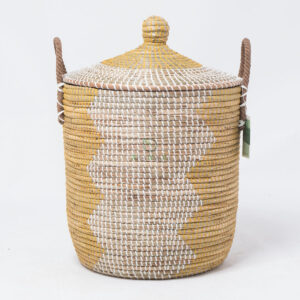 Woven seagrass storage laundry basket hamper SG 09 05 441 01