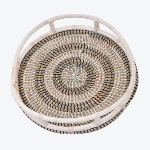 Woven trays seagrass storage decorative SGR 09 03 007 01XL