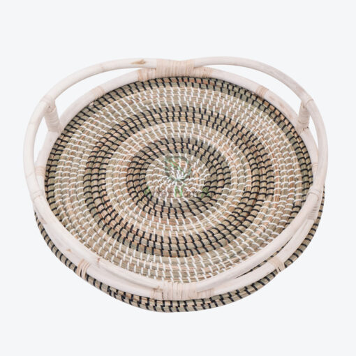 Woven trays seagrass storage decorative SGR 09 03 007 01XL