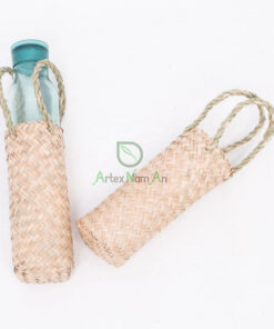 Eco Friendly Seagrass Water Bottle Carry Bag