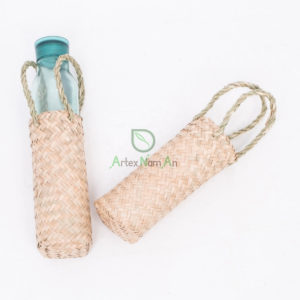 Eco Friendly Seagrass Water Bottle Carry Bag
