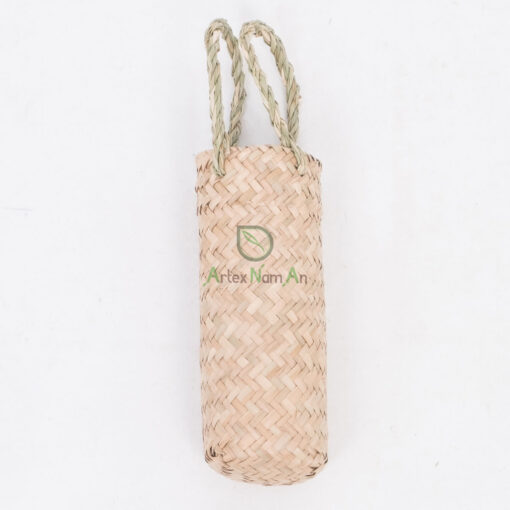 Eco Friendly Seagrass Water Bottle Carry Bag
