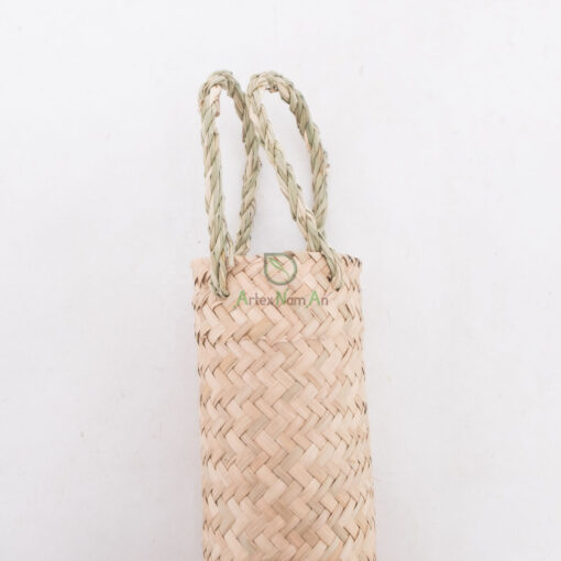 Eco Friendly Seagrass Water Bottle Carry Bag