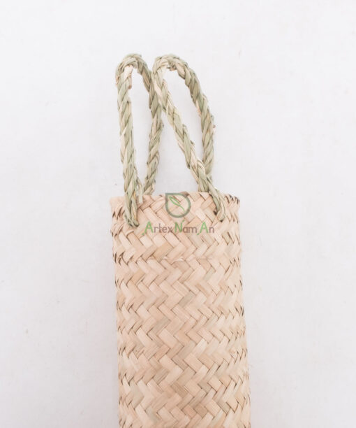 Eco Friendly Seagrass Water Bottle Carry Bag