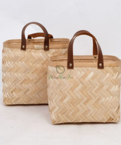 Bamboo Shopping Basket Eco Friendly Handbags