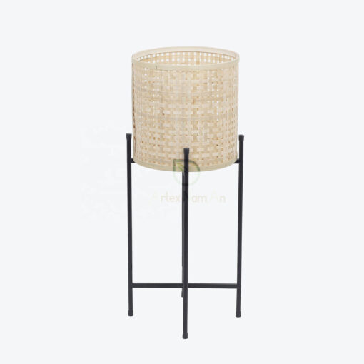 Natural Bamboo Pot With Stand Also Indoor Plant Pot