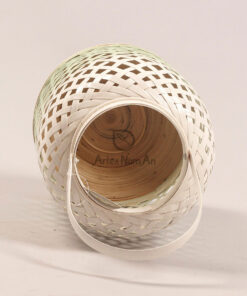 Bamboo hanging candle holder lantern home decor