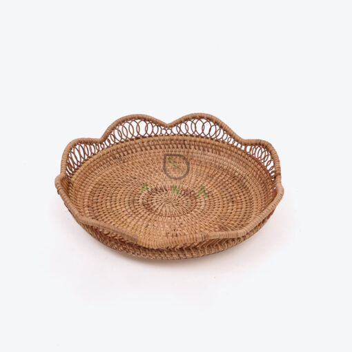 Rattan Decorative Trays For Coffee Table And Home Decor