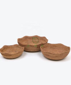Rattan Fruit Storage Tray Also Decorative Tray For Home Decor