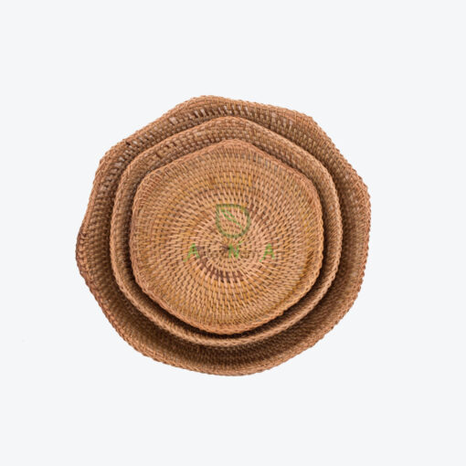 Rattan Fruit Storage Tray Also Decorative Tray For Home Decor
