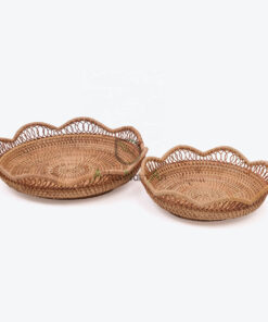 Rattan Decorative Trays For Coffee Table And Home Decor