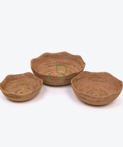 Rattan Fruit Storage Tray Also Decorative Tray For Home Decor