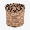 Round Water Hyacinth Hamper For Wholesale