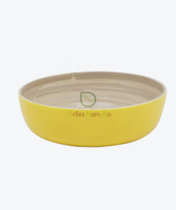 Round Bamboo Bowls Salad Bowl Bamboo