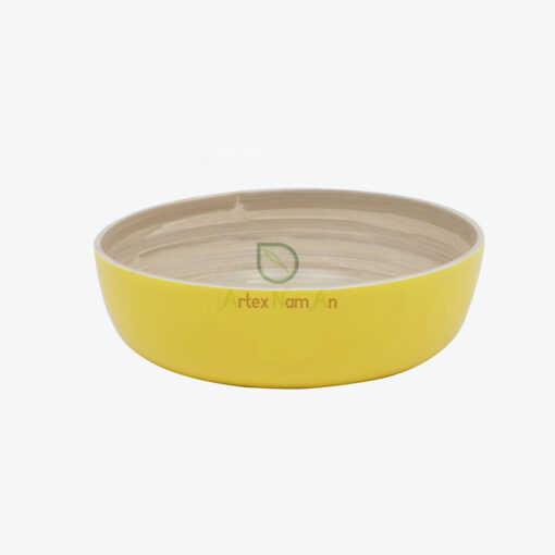 Round Bamboo Bowls Salad Bowl Bamboo