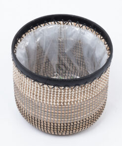 Modern Indoor Flower Seagrass Planter Woven Basket