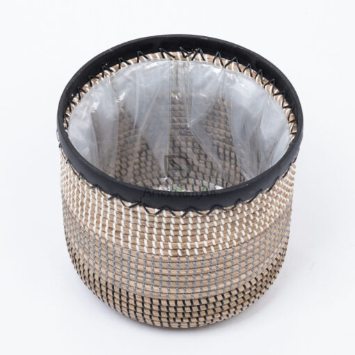 Modern Indoor Flower Seagrass Planter Woven Basket